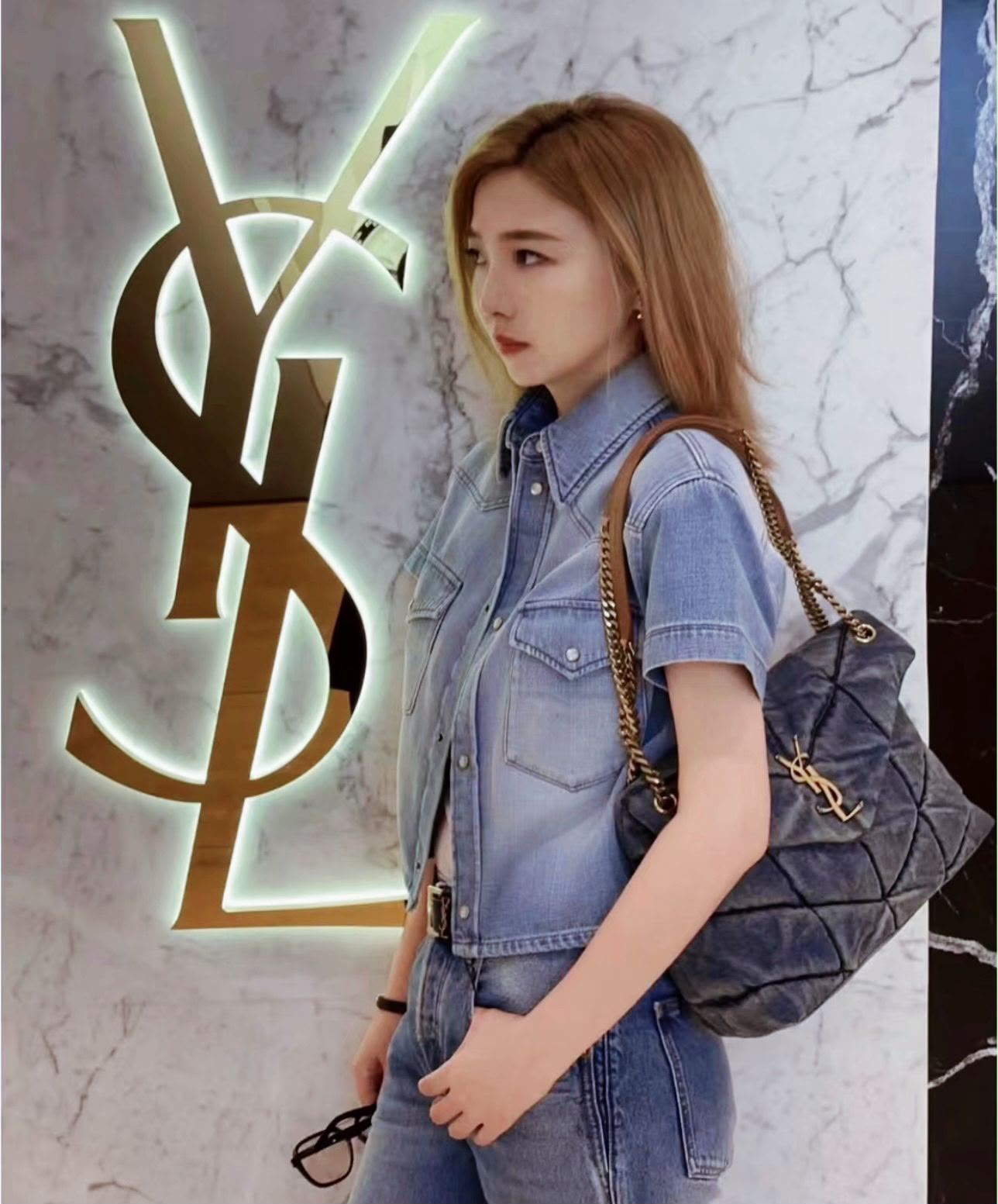 YSL Puffer Quilted Flap Bag — 35 cm | 2 Colors Without Box A+