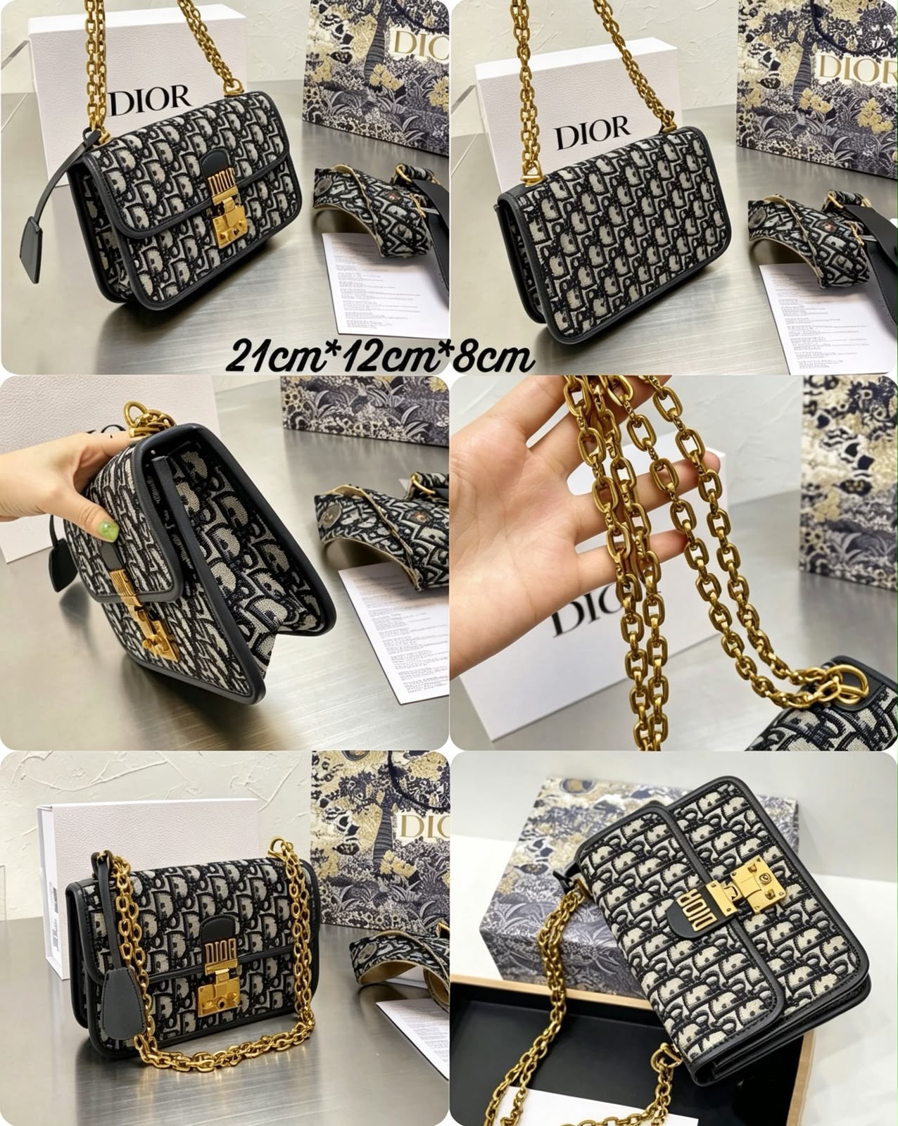 DIOR Chain Flap Bag | With Box | Master