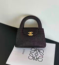 CHANEL MINI Woven Top Handle Bag — 20 cm | 6 Colors With Box