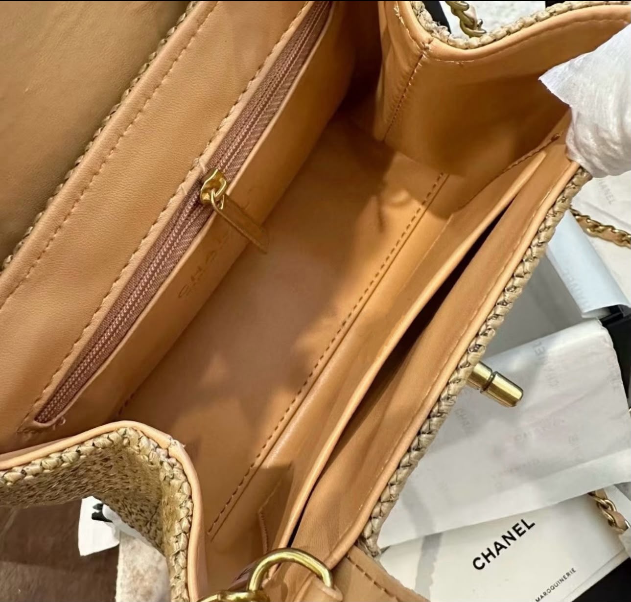 CHANEL MINI Woven Top Handle Bag — 20 cm | 6 Colors With Box