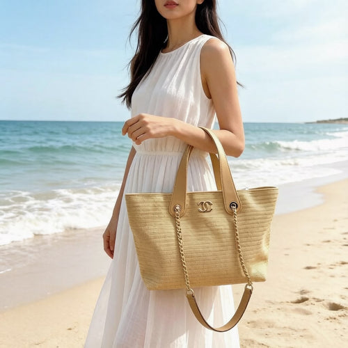 CHANEL Beach Style Tote 45 cm Without Box A+