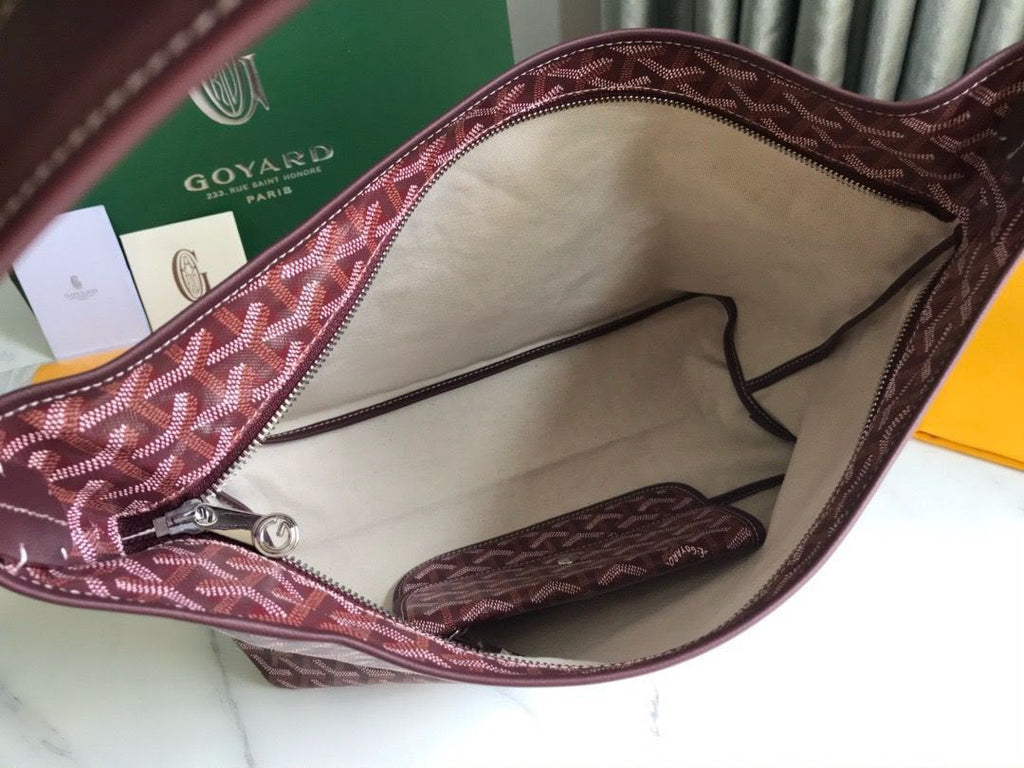 GOYARD Chevron Print Hobo Bag — 33 cm | 11 Colors Without Box