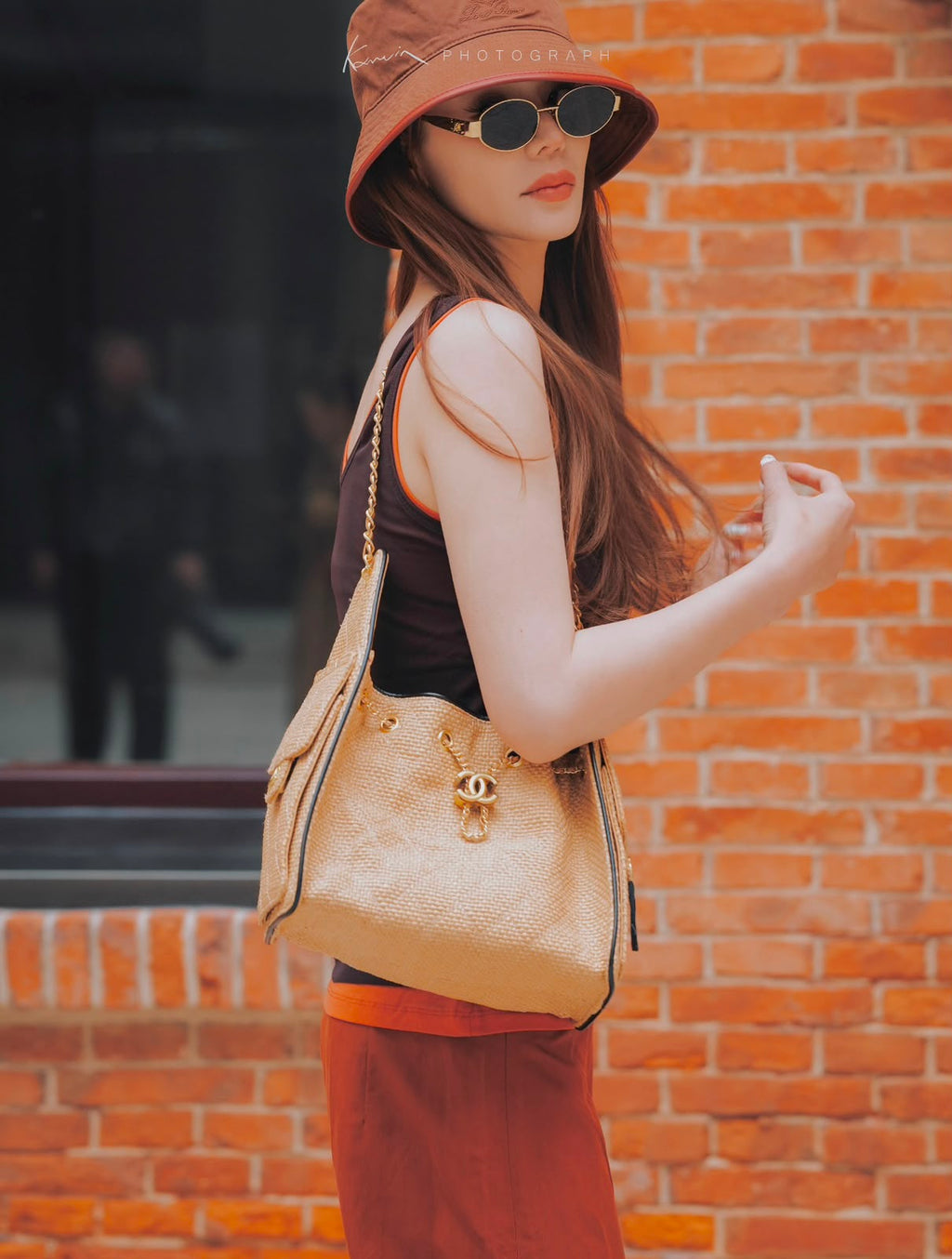 CHANEL Drawstring Bag — 26 cm Without Box