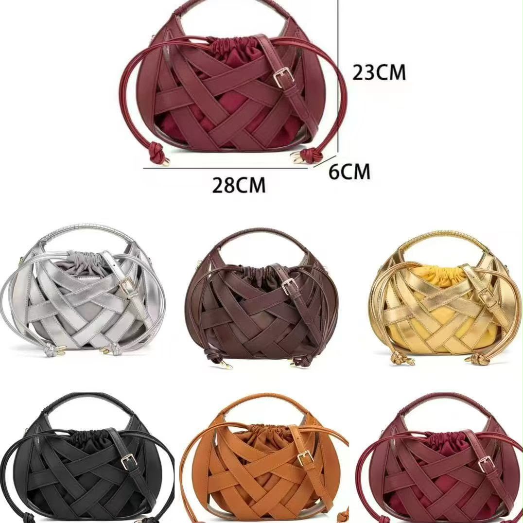 Botegga Woven Cage Bag 28 cm With Box