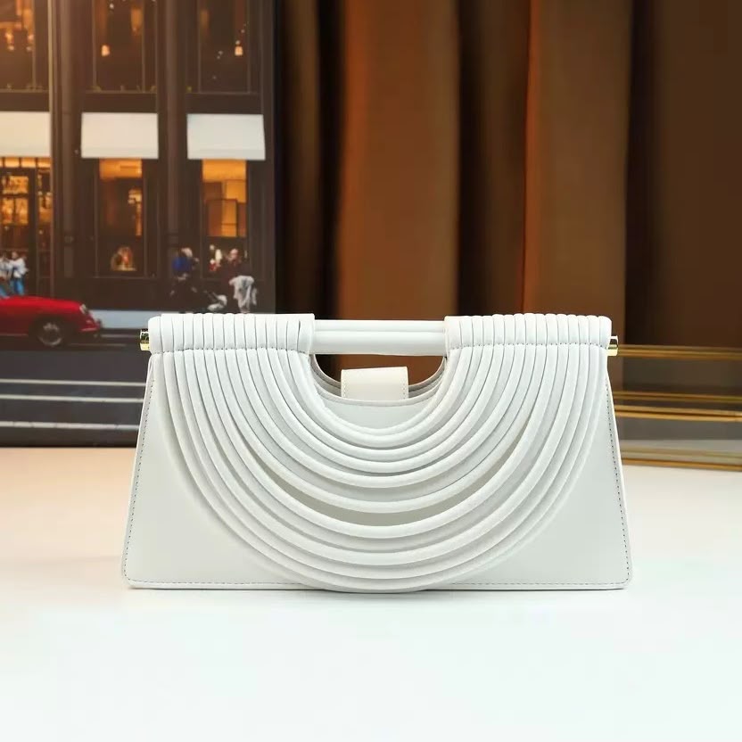 BOTTEGA Draped Arch Bag 32 cm with Box
