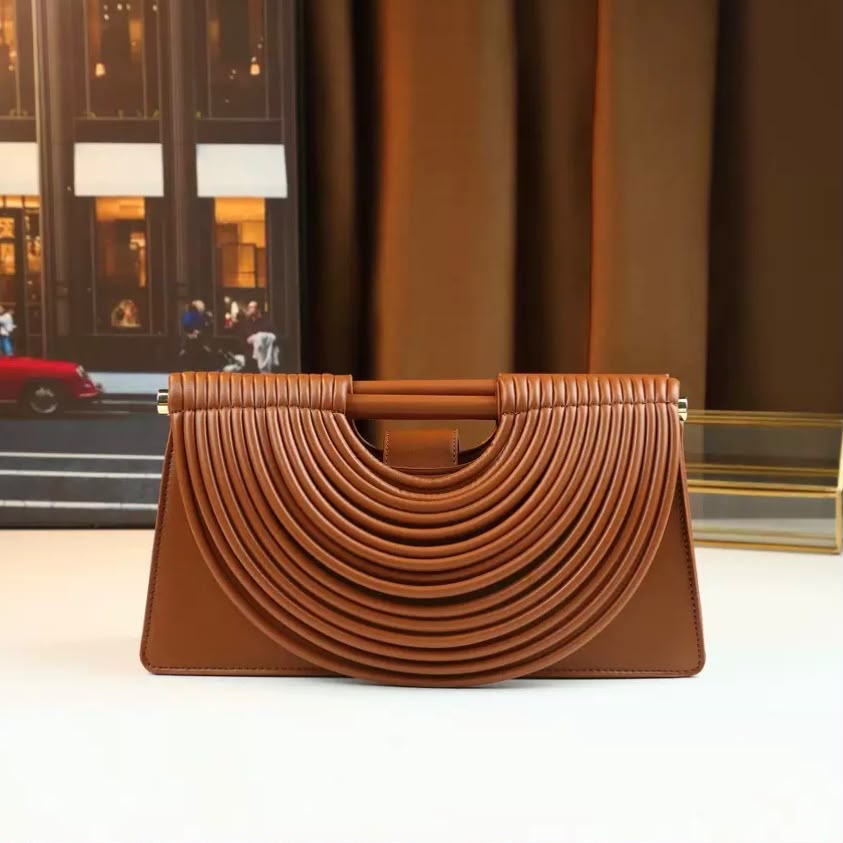 BOTTEGA Draped Arch Bag 32 cm with Box