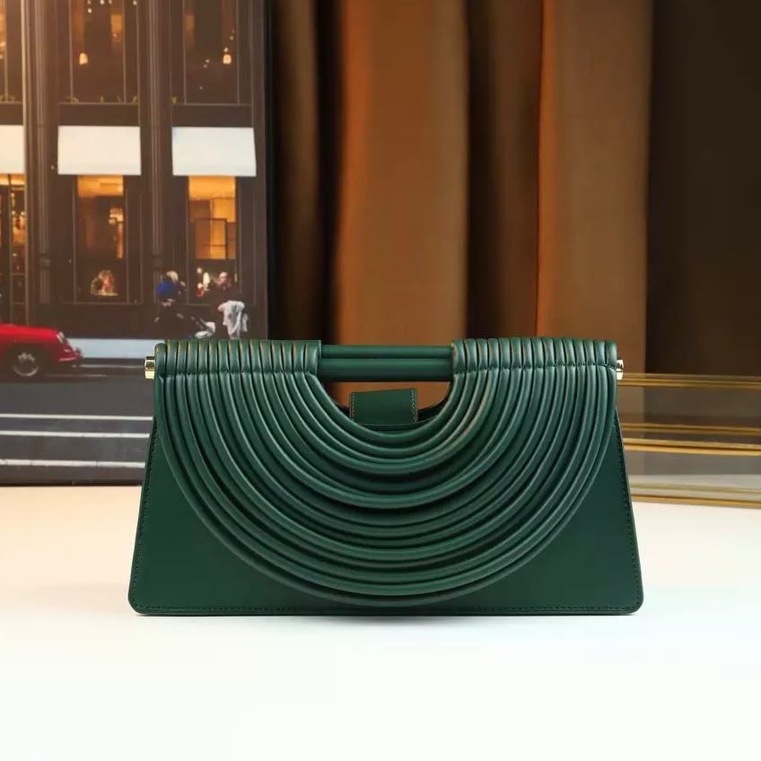 BOTTEGA Draped Arch Bag 32 cm with Box