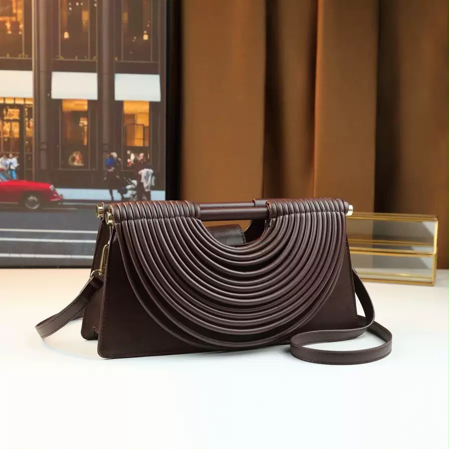 BOTTEGA Draped Arch Bag 32 cm with Box