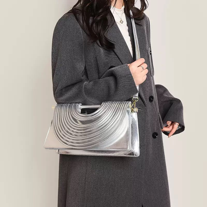 BOTTEGA Draped Arch Bag 32 cm with Box