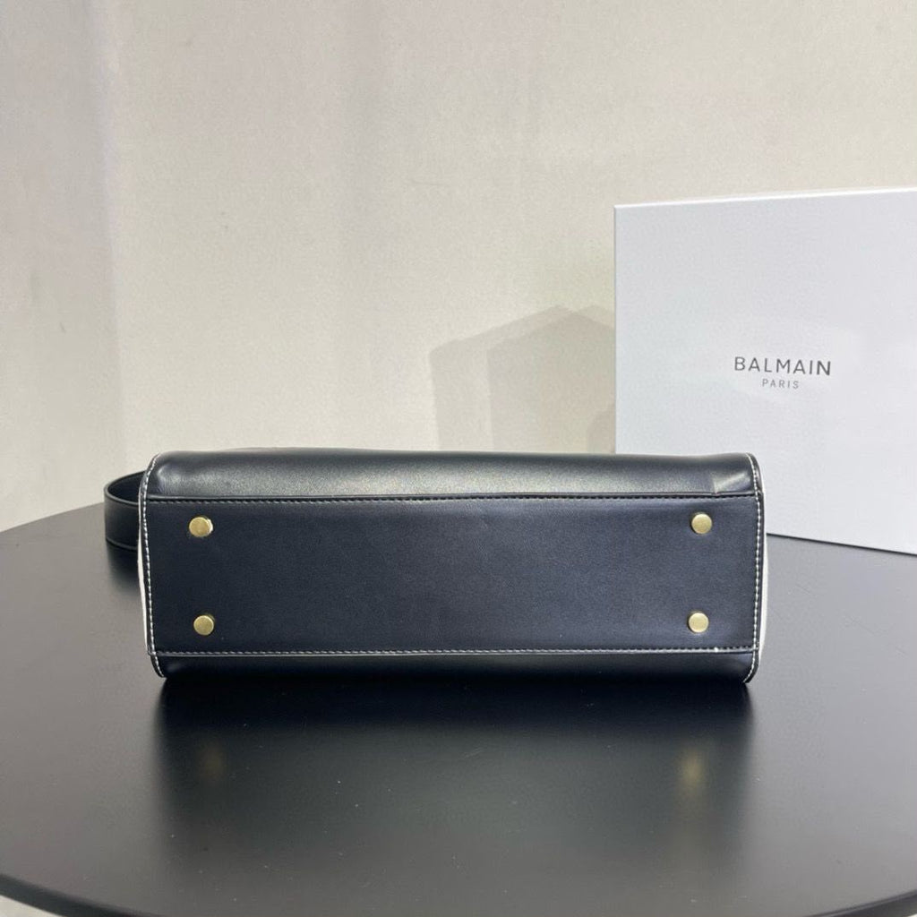 BALMAIN B-Buzz Logo Top Handle Bag 22 cm A+