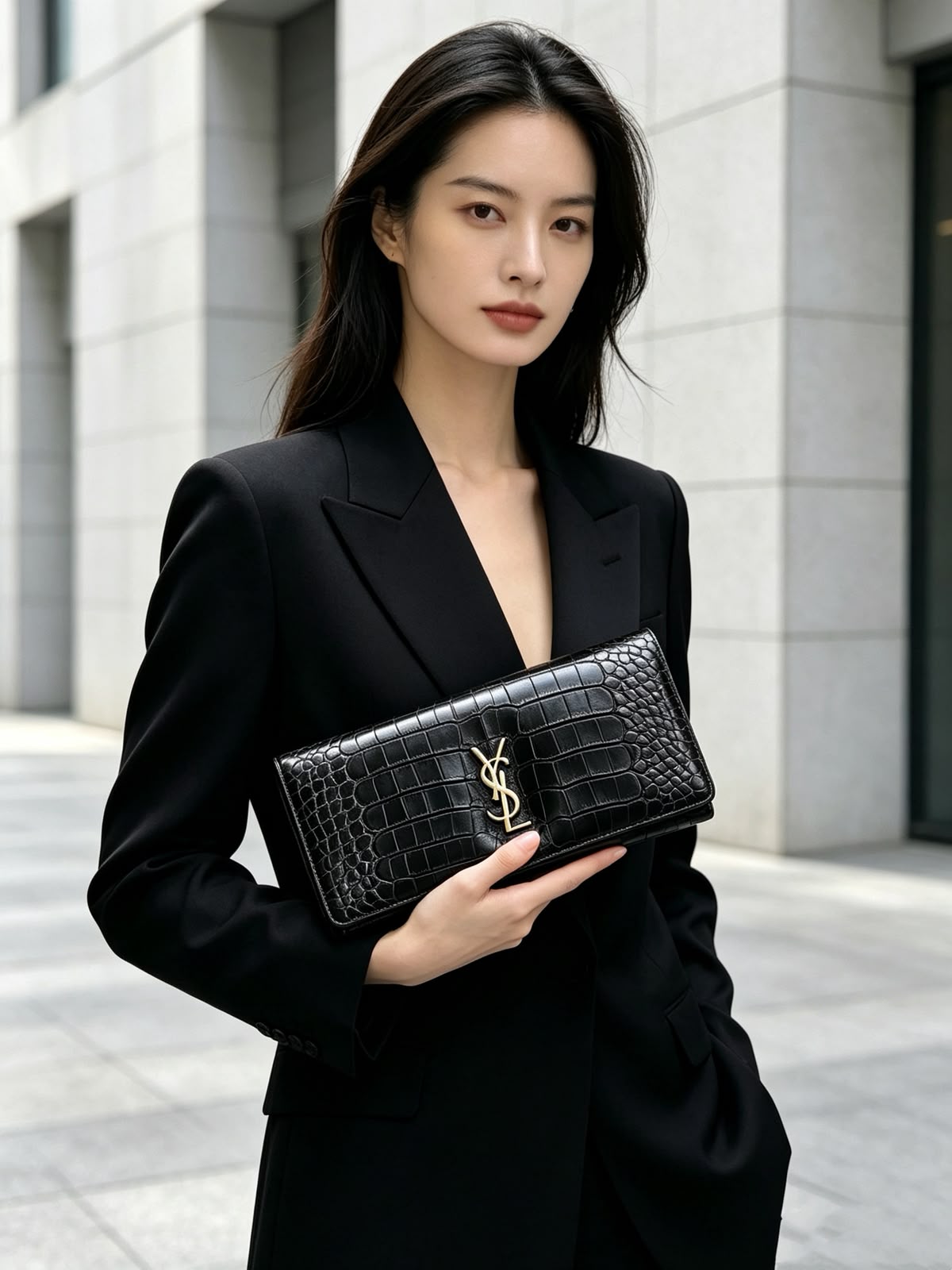محفظة YSL كونتيننتال 22 سم ماستر