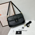 AIGNER Flap Shoulder Bag 32 cm