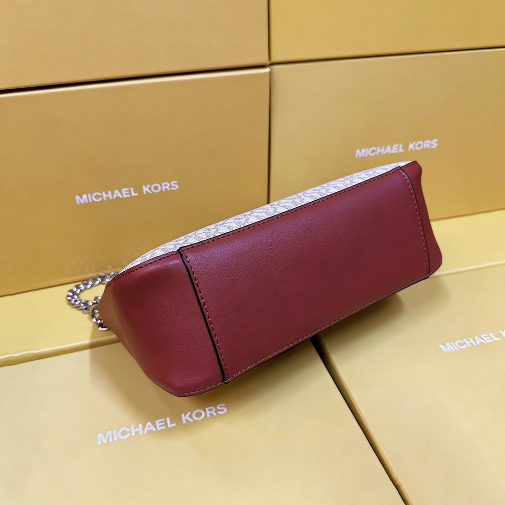 MICHAEL KORS Chain Strap Signature Shoulder Bag 25 cm