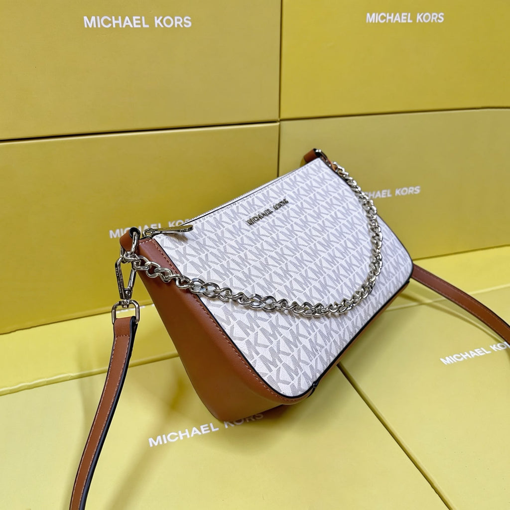 MICHAEL KORS Chain Strap Signature Shoulder Bag 25 cm