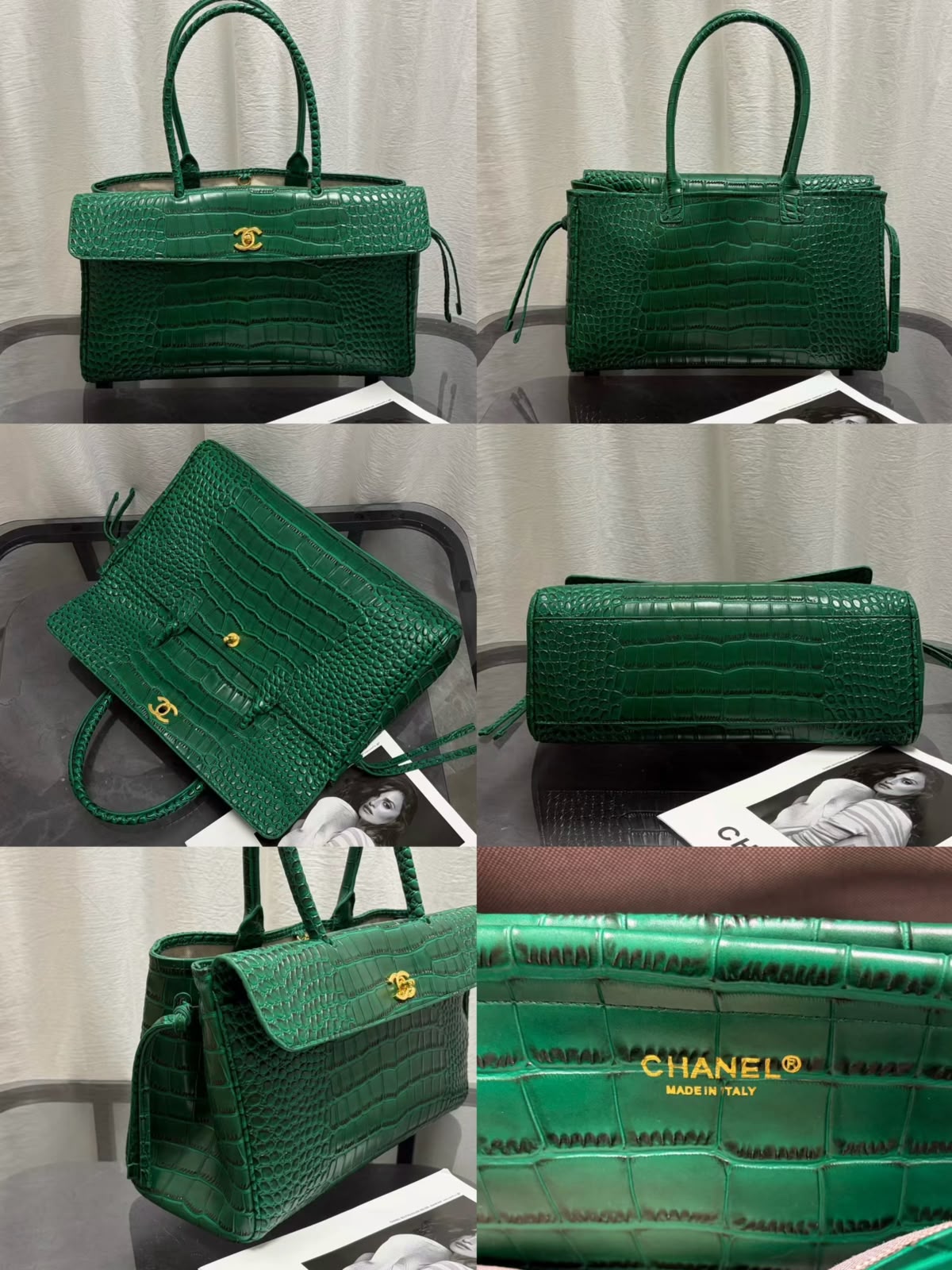 CHANEL Croc Tote 38 cm Master