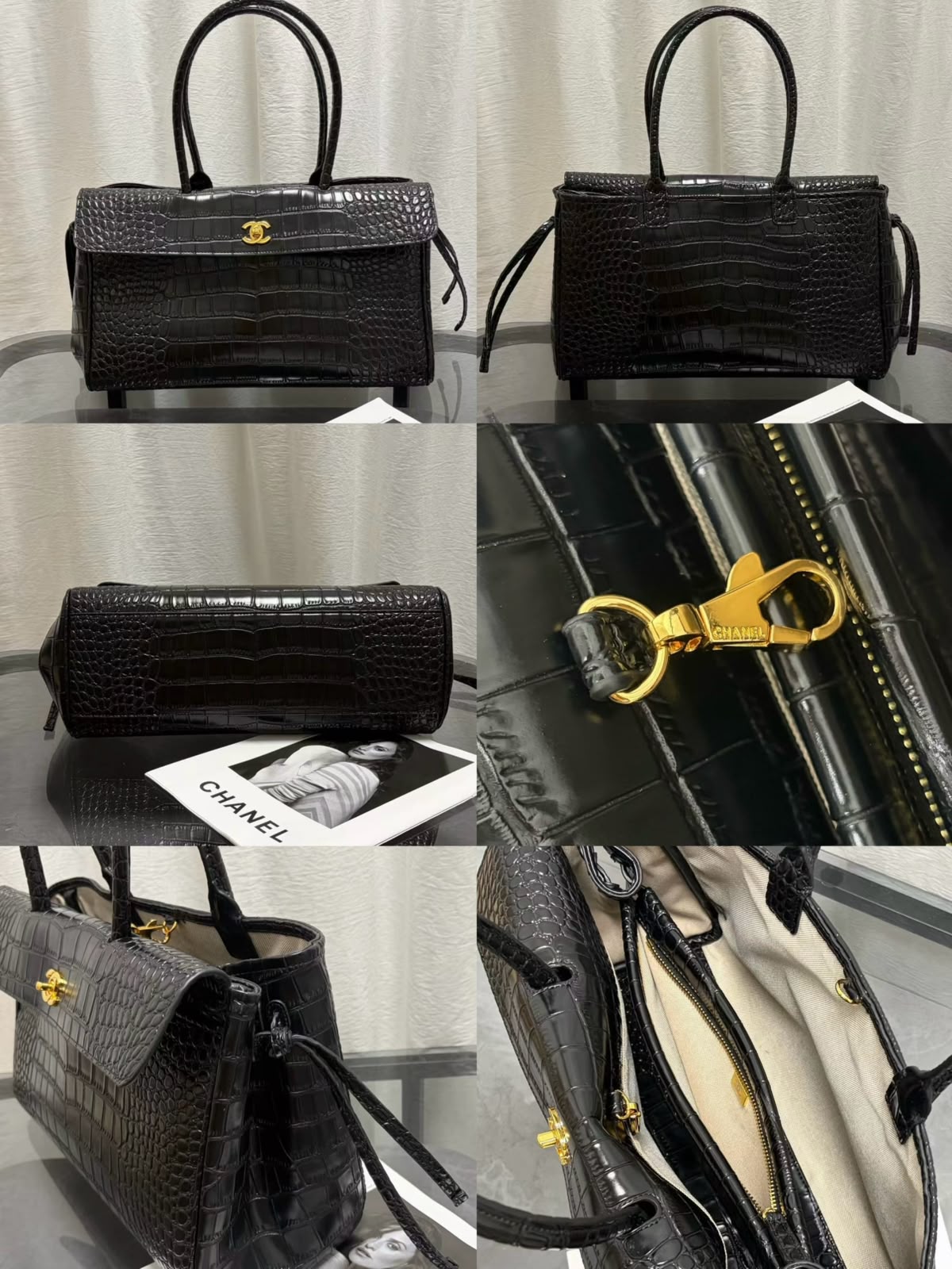 CHANEL Croc Tote 38 cm Master