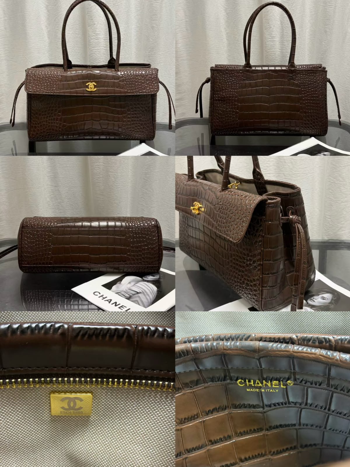 CHANEL Croc Tote 38 cm Master