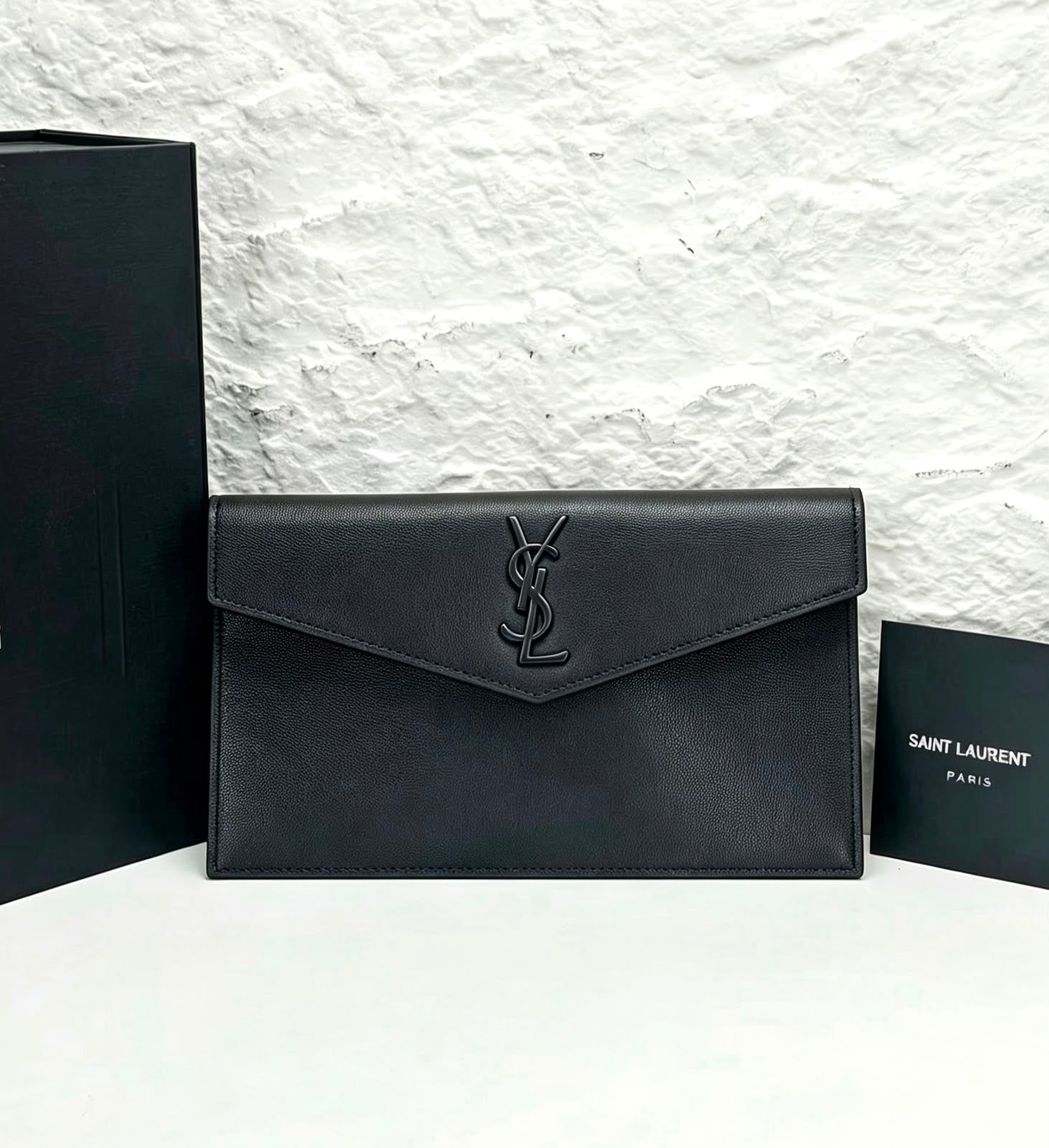 YSL Envelope Clutch Pouch 28 cm A+