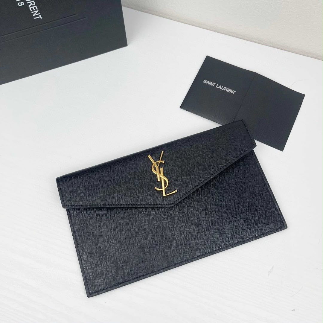 YSL Envelope Clutch Pouch 28 cm A+