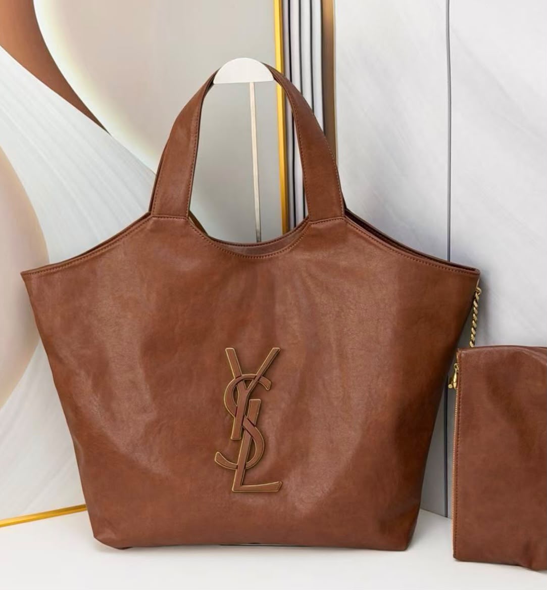 YSL Large Logo Tote Leather 58 cm Master