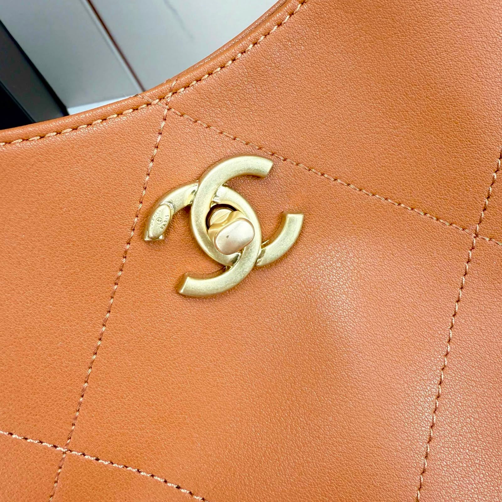 CHANEL Hobo Tote with Pouch 44 cm