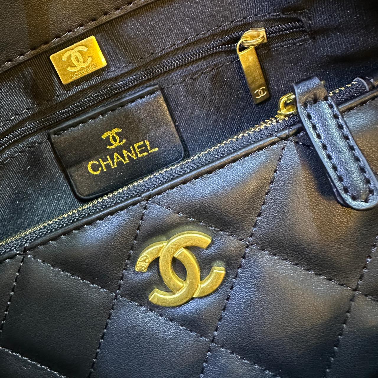 CHANEL Hobo Tote with Pouch 44 cm
