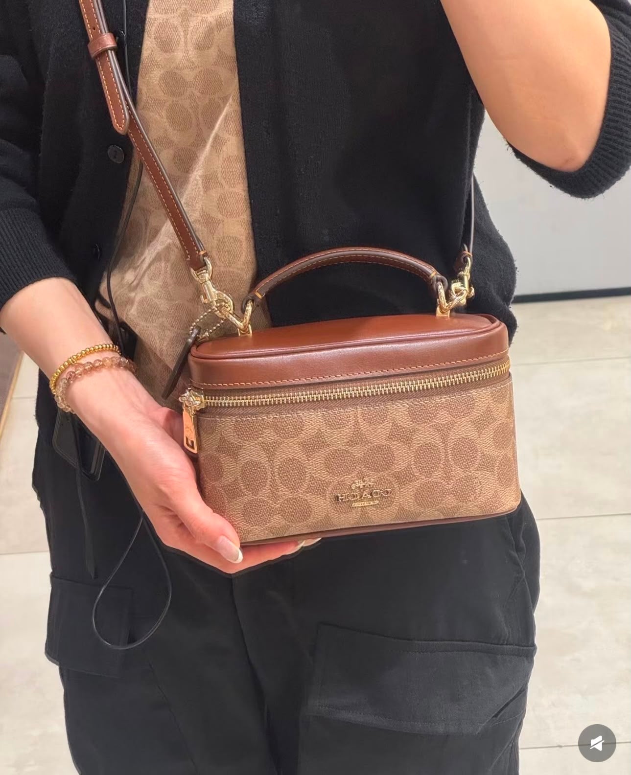 COACH Vanity Crossbody Bag 19cm
