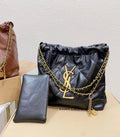 YSL Quilted Puffer Hobo Shoulder Bag 33cm