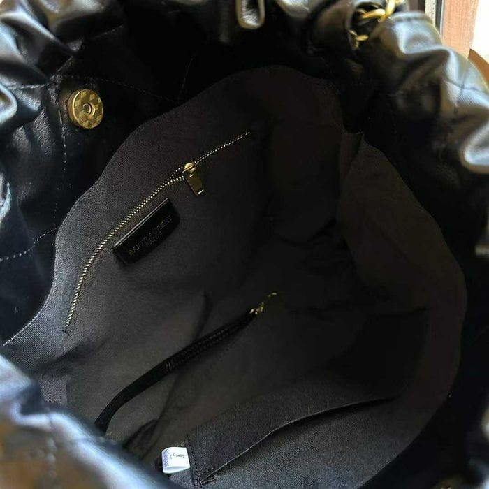 YSL Quilted Puffer Hobo Shoulder Bag 33cm