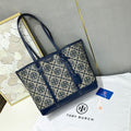 TORY BURCH Monogram Canvas Tote Bag 40cm