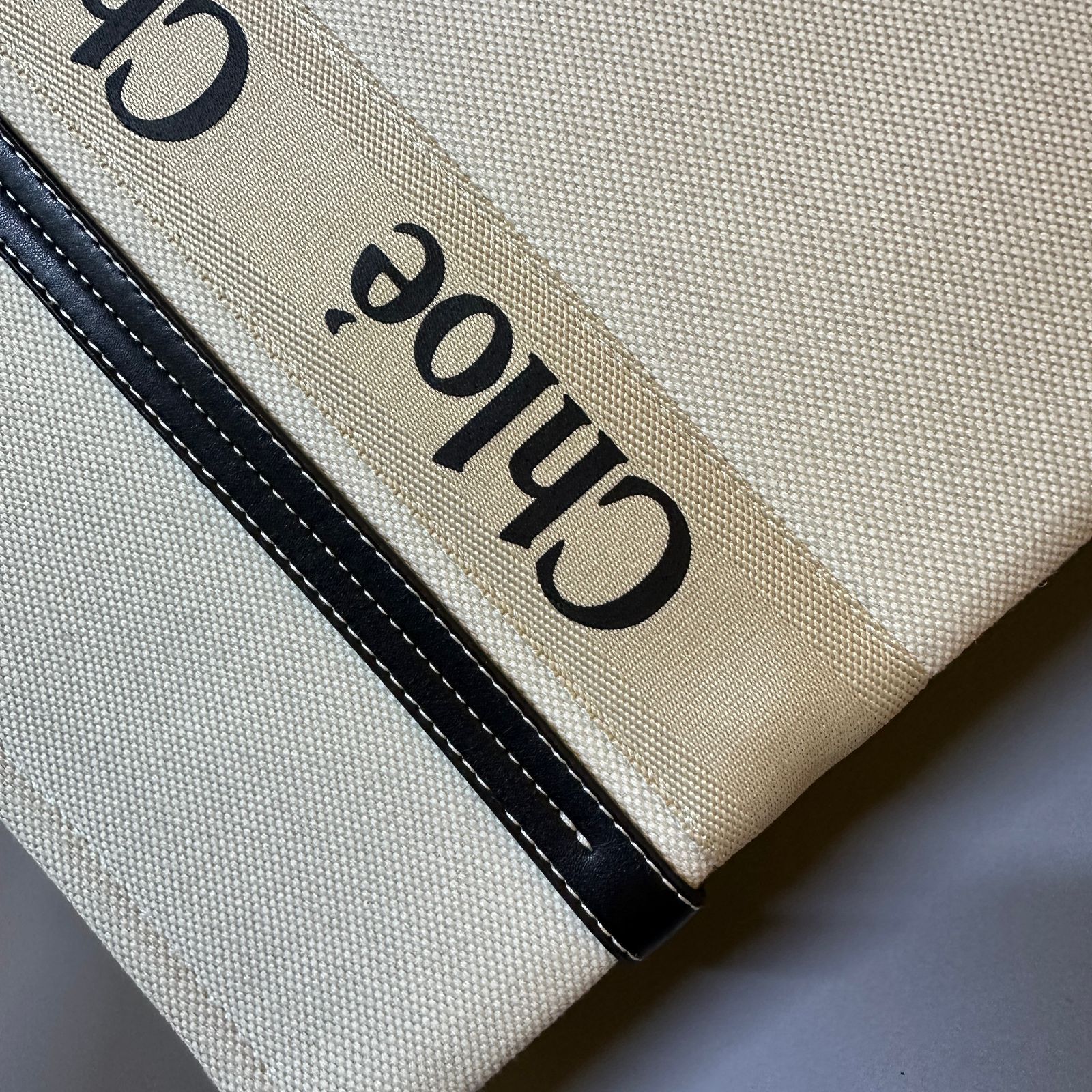 CHLOÉ Canvas Tote Bag 3 Sizes