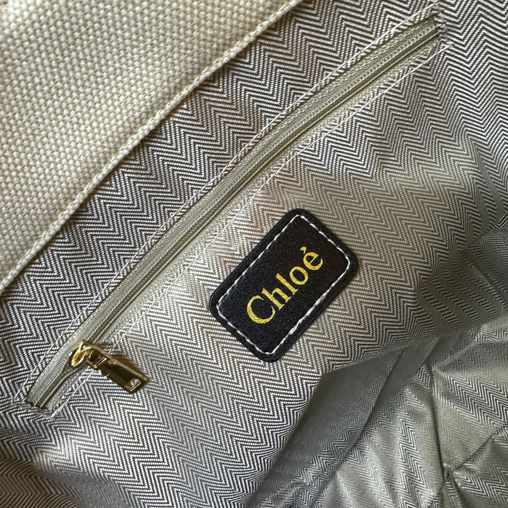 CHLOÉ Canvas Tote Bag 3 Sizes