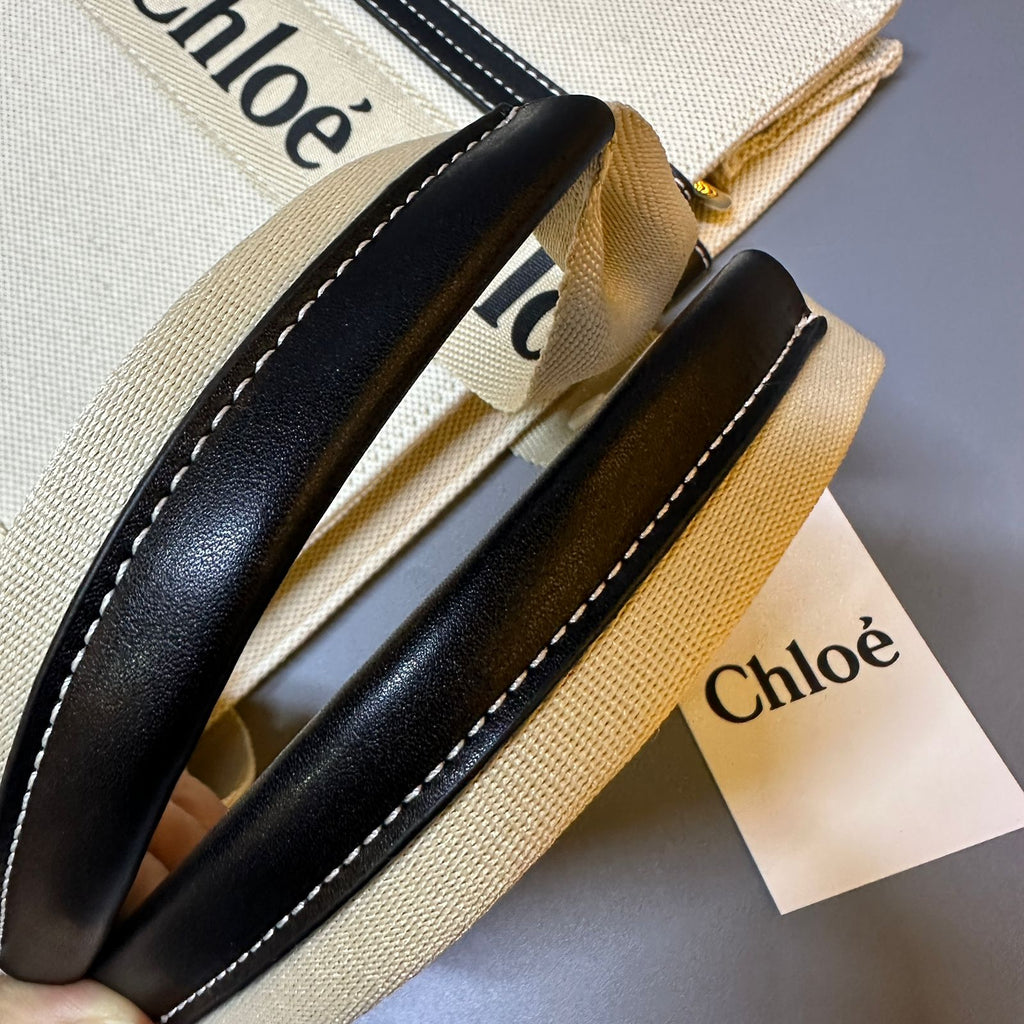 CHLOÉ Canvas Tote Bag 3 Sizes