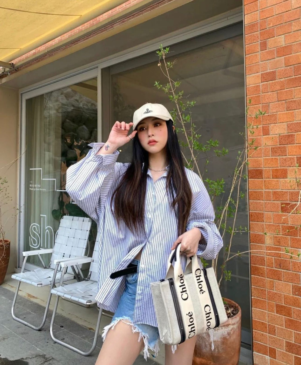 CHLOÉ Canvas Tote Bag 3 Sizes