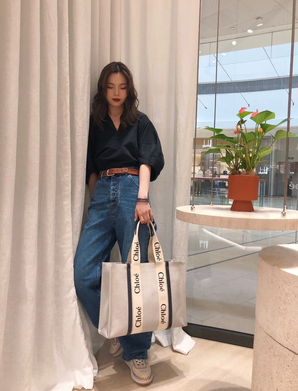 CHLOÉ Canvas Tote Bag 3 Sizes