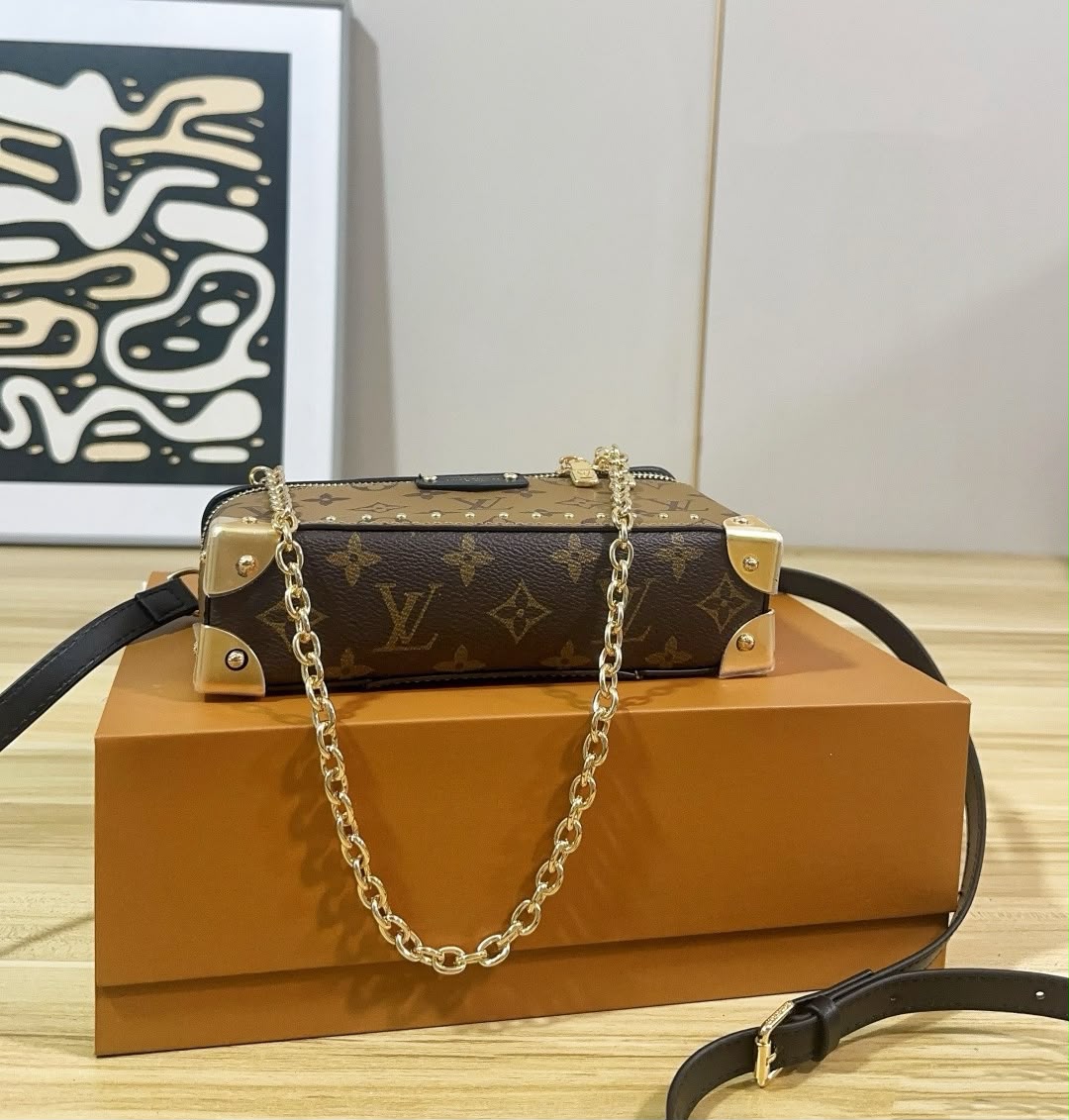 LV Vanity Trunk Bag 20cm A+