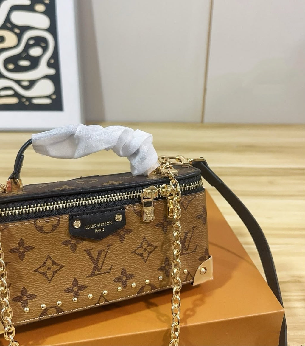 LV Vanity Trunk Bag 20cm A+