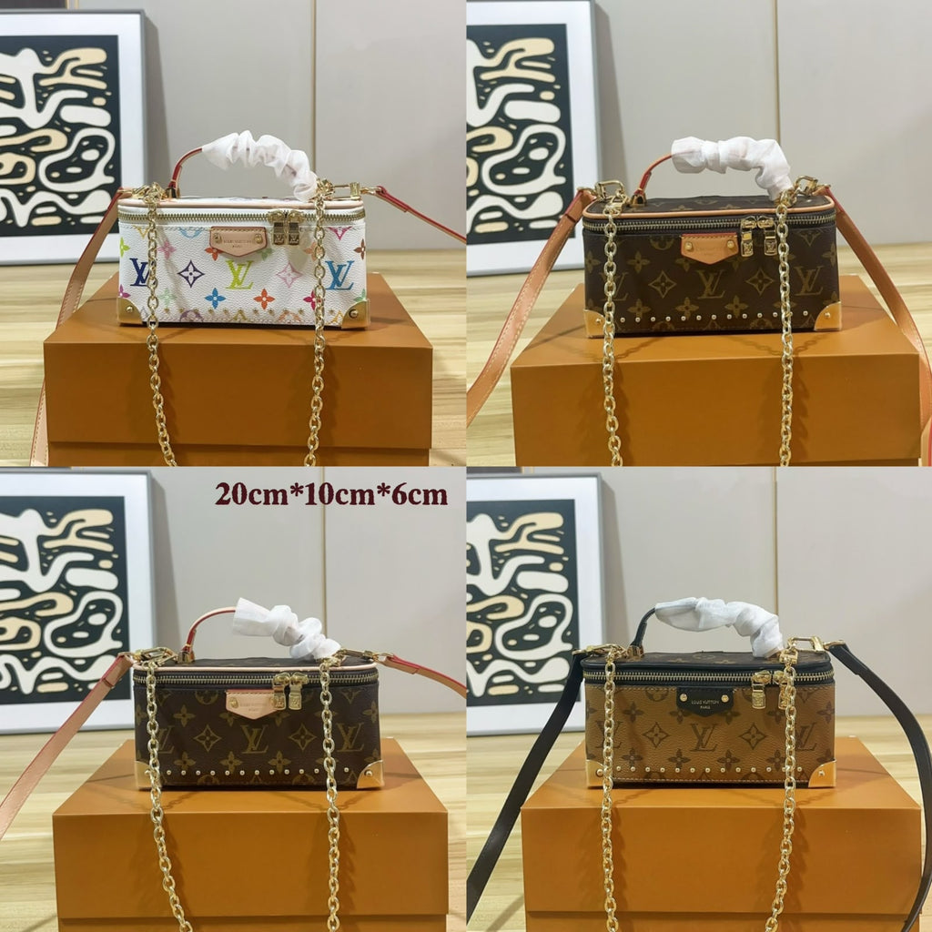 LV Vanity Trunk Bag 20cm A+
