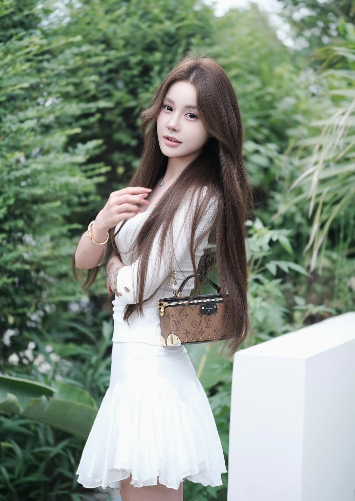LV Vanity Trunk Bag 20cm A+