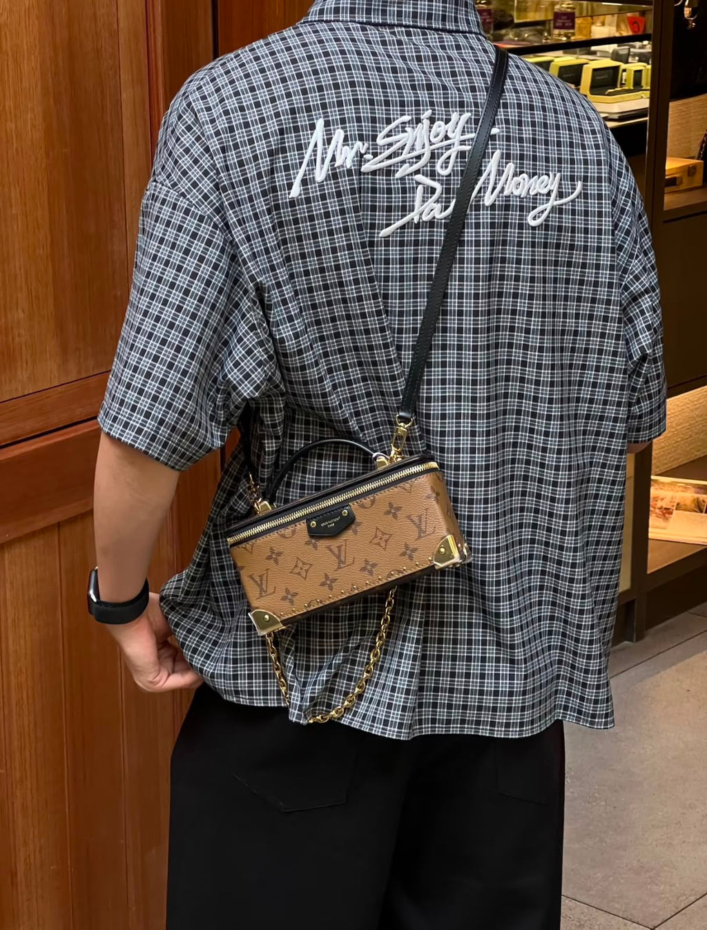 LV Vanity Trunk Bag 20cm A+