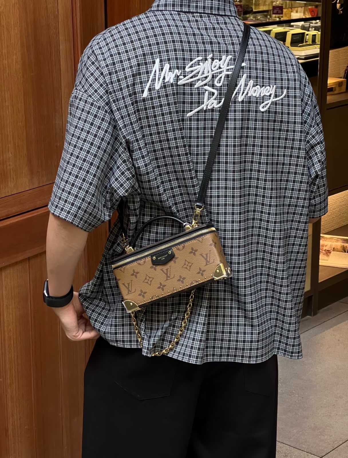 LV Vanity Trunk Bag 20cm A+