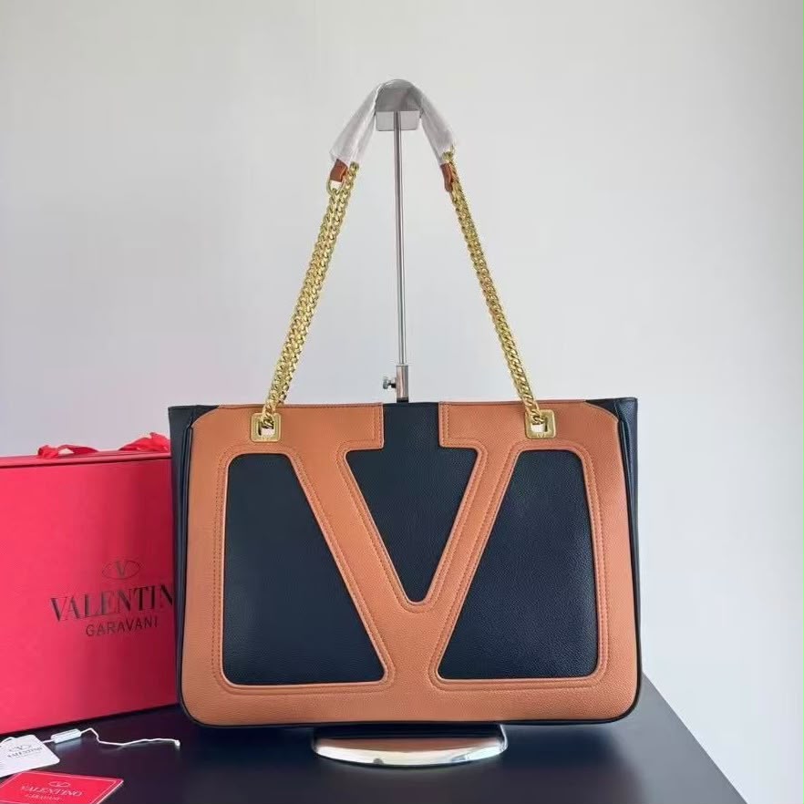VALENTINO Chain Tote Bag 38cm A+