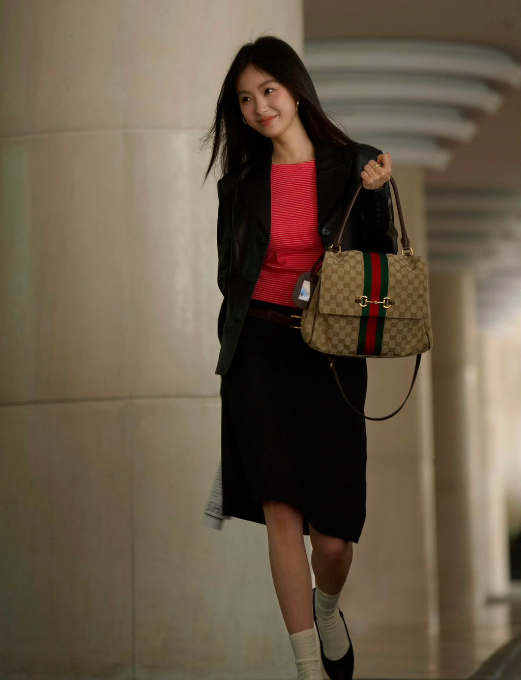 GUCCI Top Handle Bag 31 cm A+