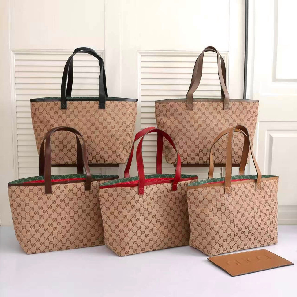 GUCCI GG Monogram Canvas Tote 47cm