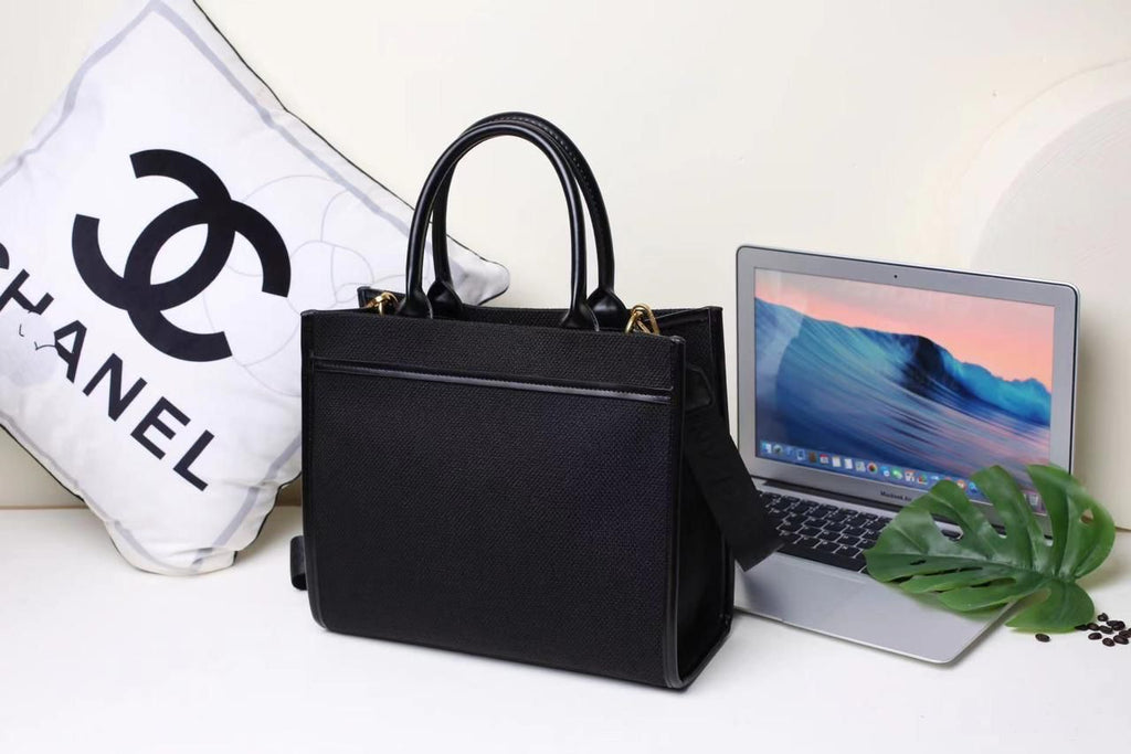 CHANEL Canvas Tote Bag 30cm