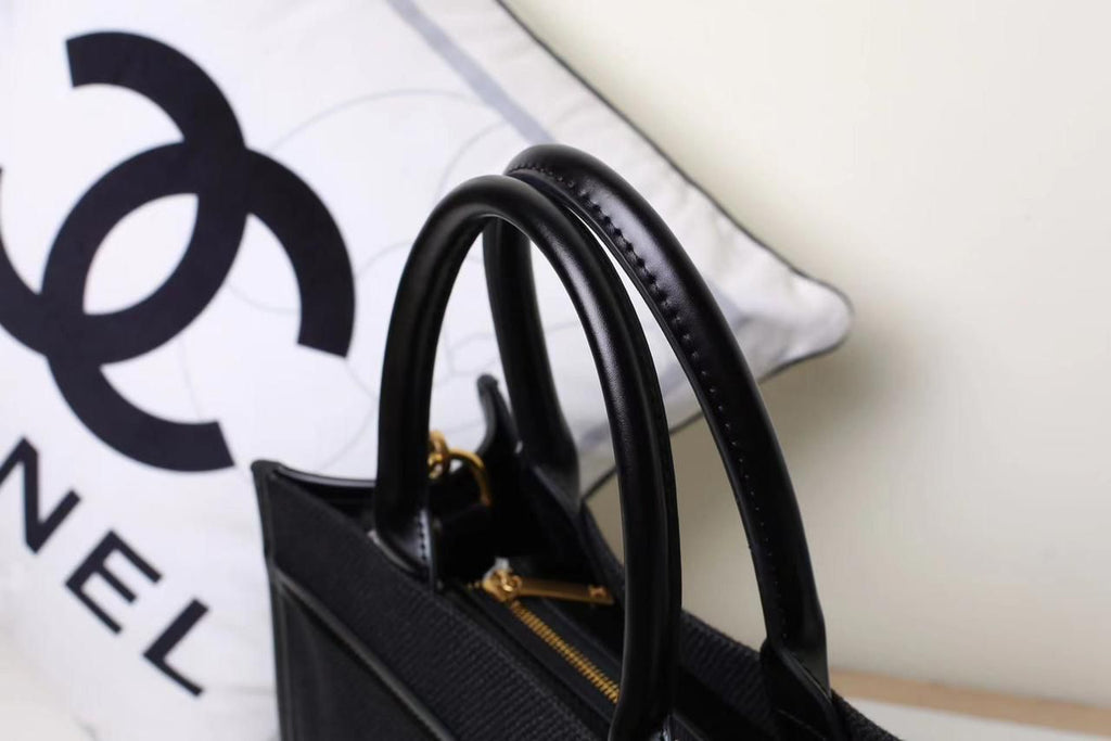 CHANEL Canvas Tote Bag 30cm
