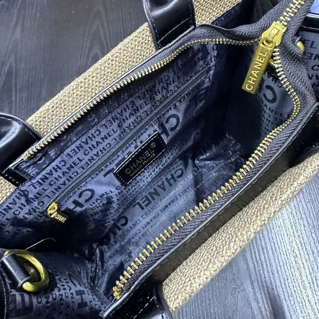 CHANEL Canvas Tote Bag 30cm