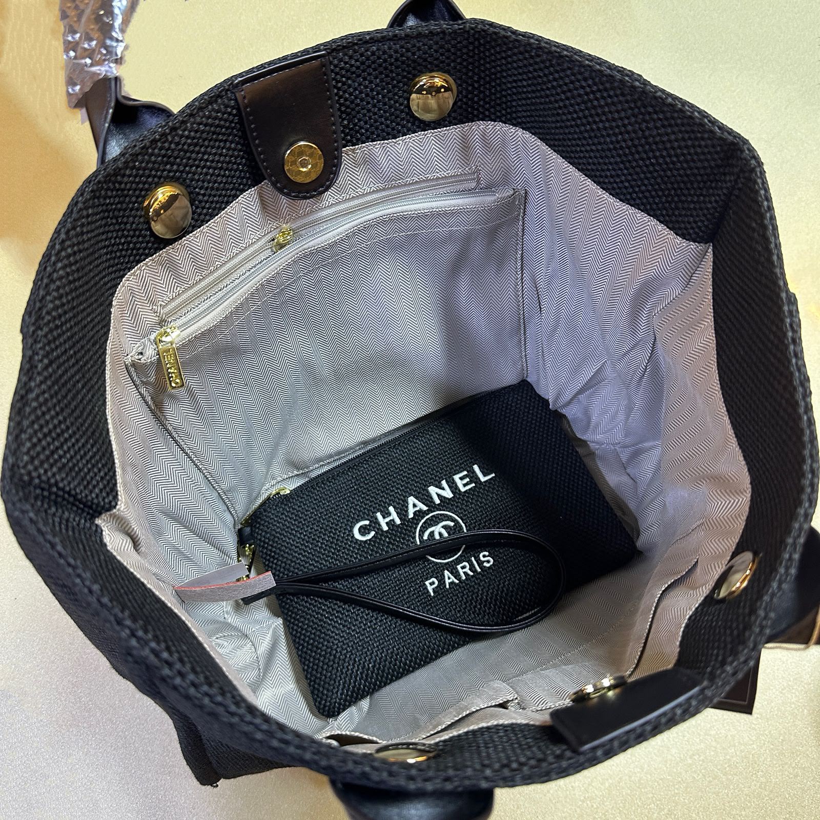 CHANEL Canvas Tote 42cm