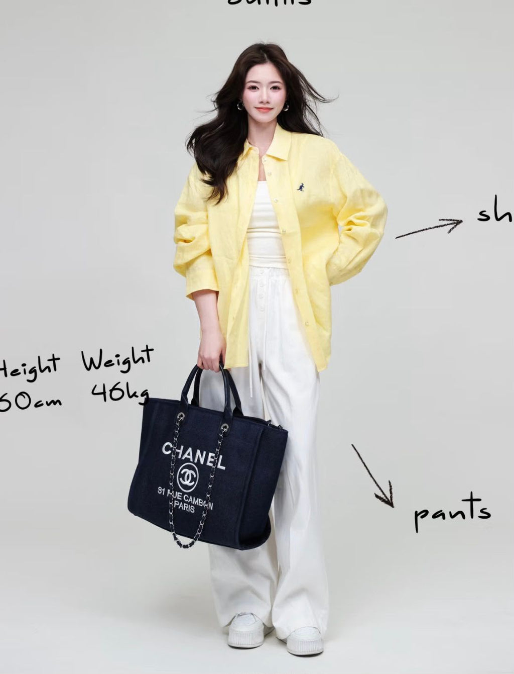 CHANEL Canvas Tote 42cm
