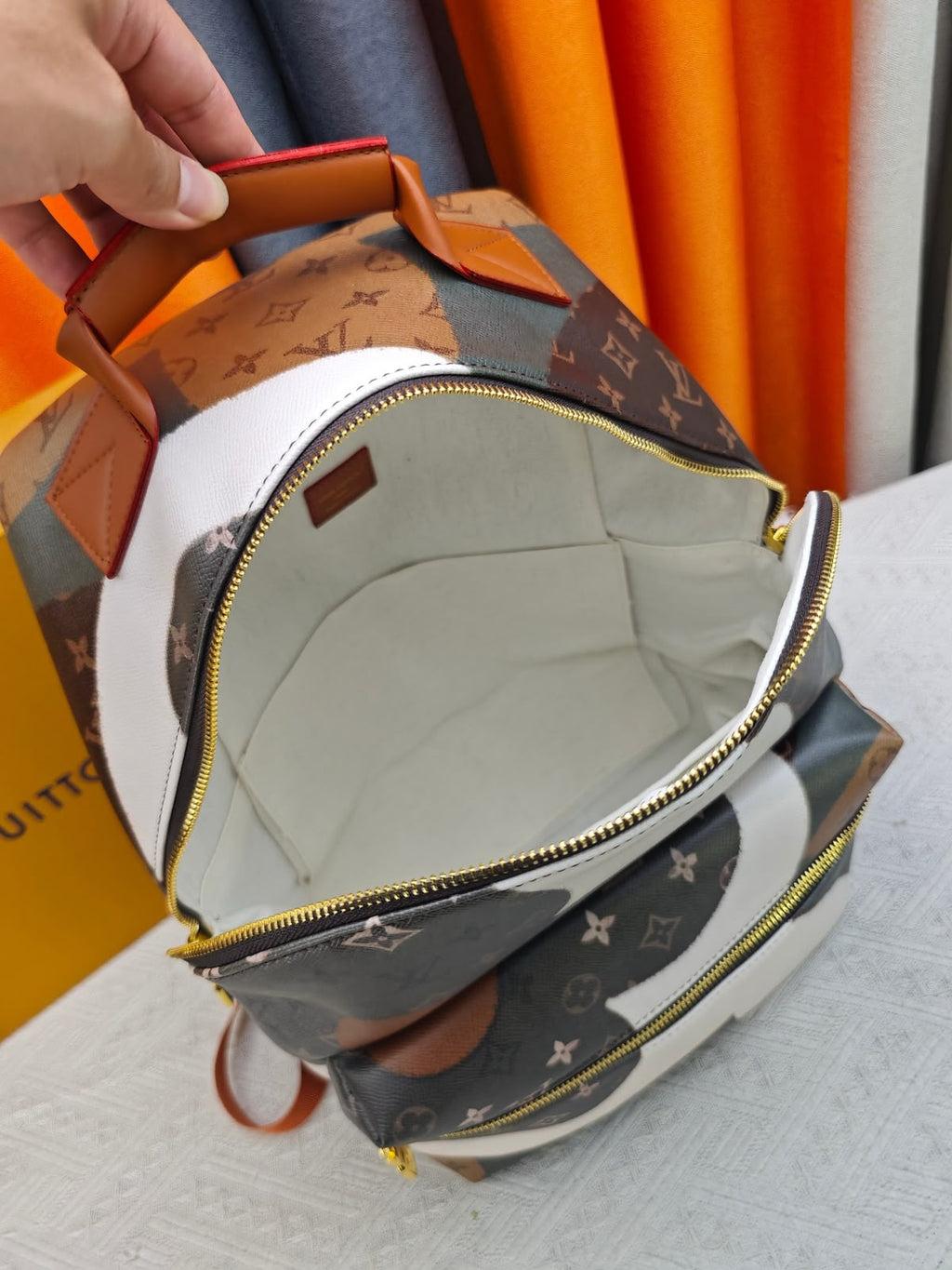 LV Monogram Canvas Backpack 36cm A+